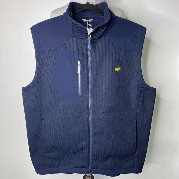 NWT Zero Restriction Men's Navy Blue Full Zip Vest Size XL - Picture 1 of 9
